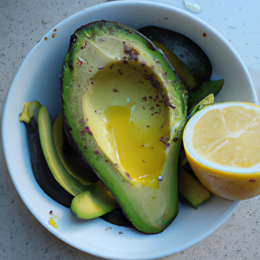 Homemade Avocado and lemon dish gets rid of fungus 84388