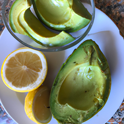 Homemade Avocado and lemon dish gets rid of fungus 84374