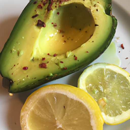 Homemade Avocado and lemon dish gets rid of fungus 84357