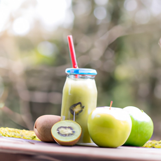 Ein leckeres Rezept für hausgemachten Smoothie mit Apfel und Erdbeeren Kiwi und Birne hilft, den Pilz loszuwerden 58911